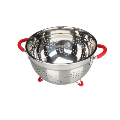 Stainless Steel Dishwasher Safe Colander Kitchen Accessory